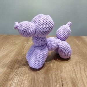 Handmade Purple "Balloon" Dog